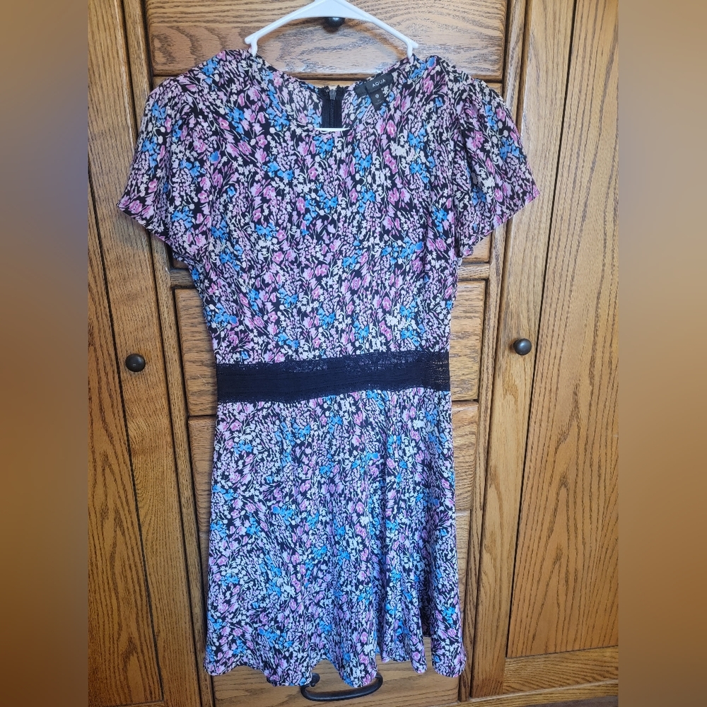 Aqua Floral Dress